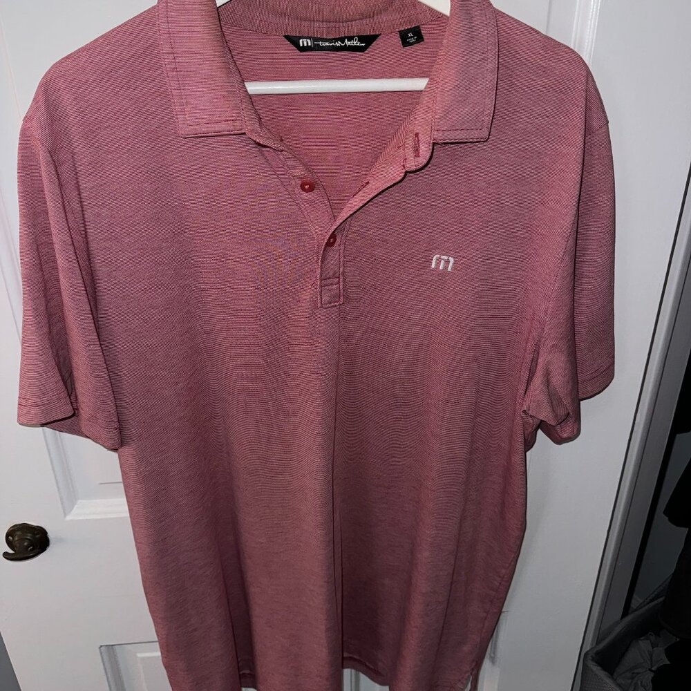 Men's Travis Matthew The Zinna Polo Red